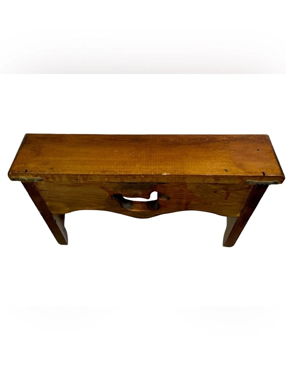 Vintage Solid Wood Duck Wall Shelf Country Farmhouse Rustic Decor Missing 1 Peg